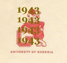 No. 17 - Rare and historic University of Georgia logo on original stationery