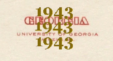 No. 18 - Rare and historic University of Georgia logo on original stationery