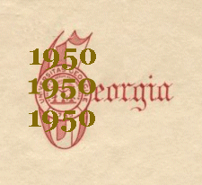 No. 26 - Rare and historic University of Georgia logo on original stationery