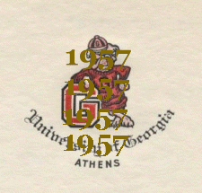 No. 30 - Rare and historic University of Georgia logo on original stationery